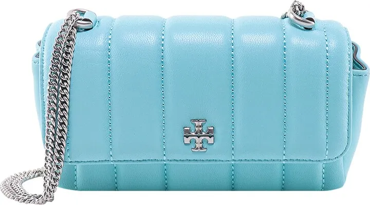 Leather Mini Bag with metal shoulder strap