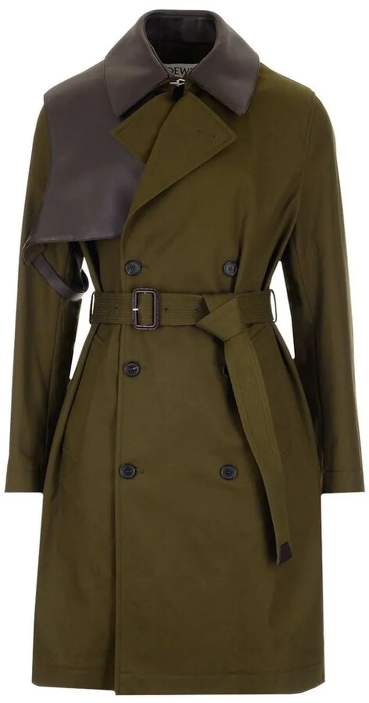Loewe Belted Double-Breasted Trench Coat