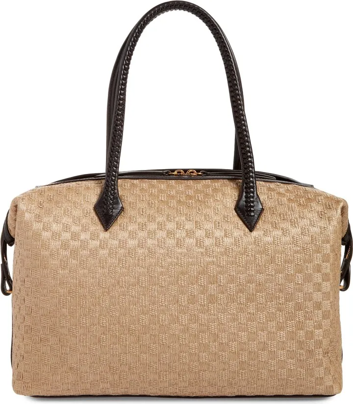 Perriand All Day Woven Straw Satchel