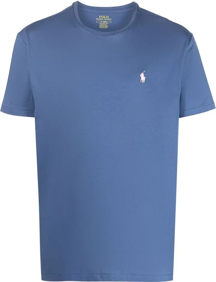 embroidered-pony detail T-shirt