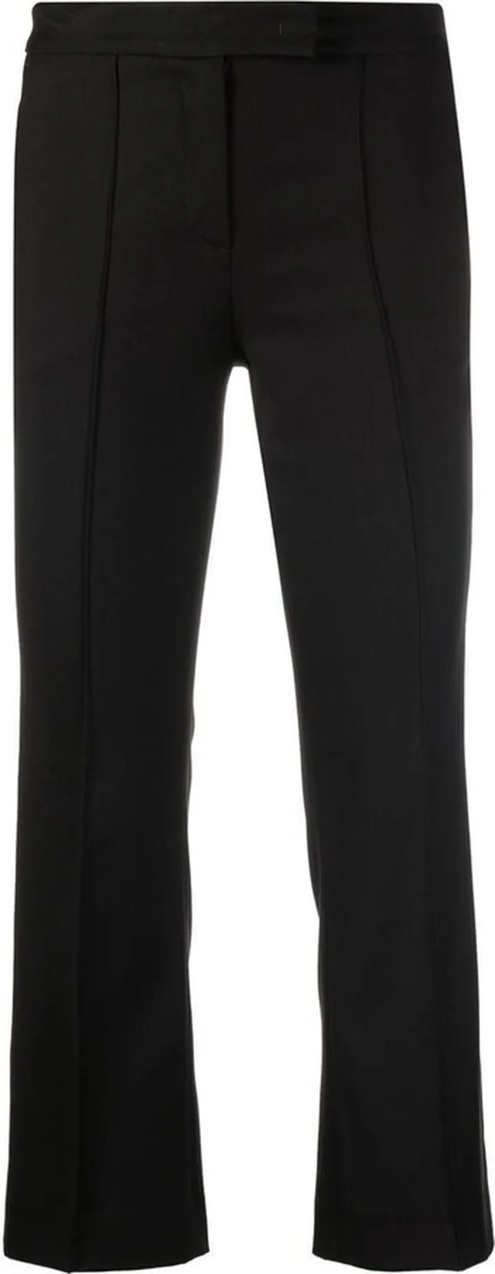 Portula pintuck-detail cropped trousers