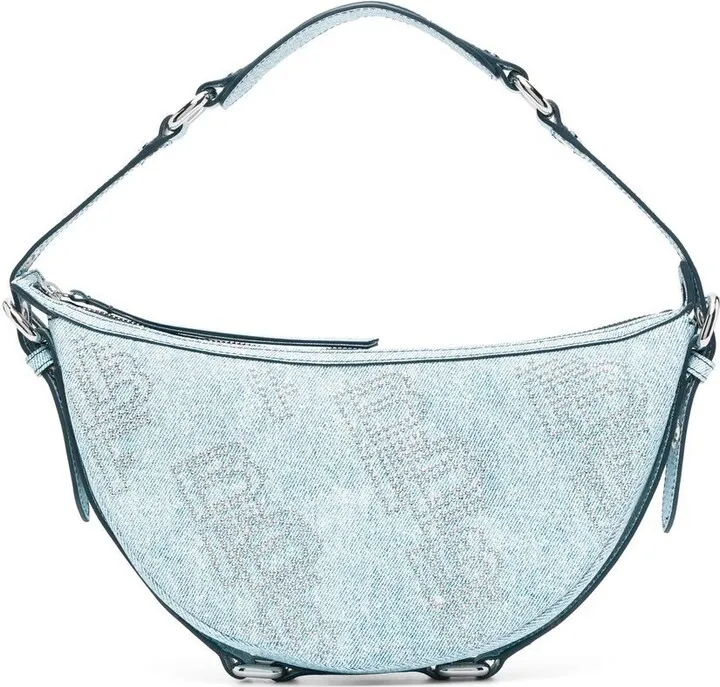 Gib denim shoulder bag