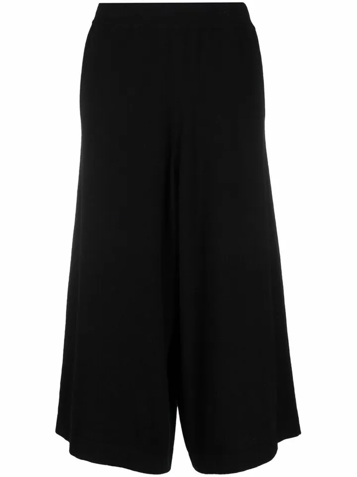 Cashmere-Knit Culottes