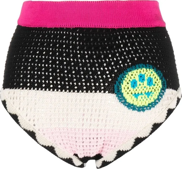 Cotton Knitted Mini Shorts