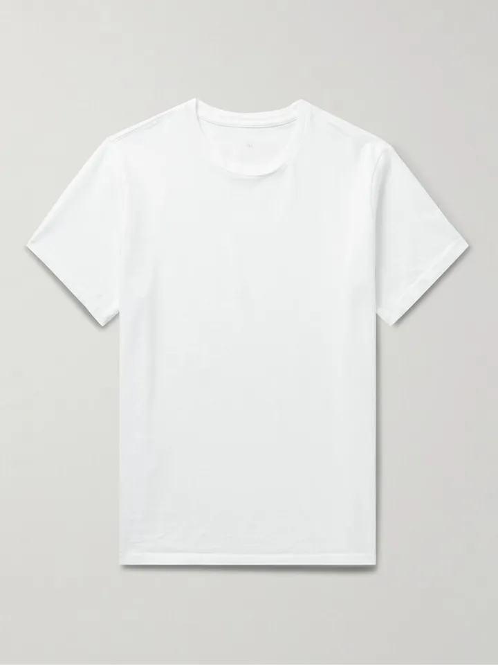 Recycled and Organic Cotton-Jersey T-Shirt