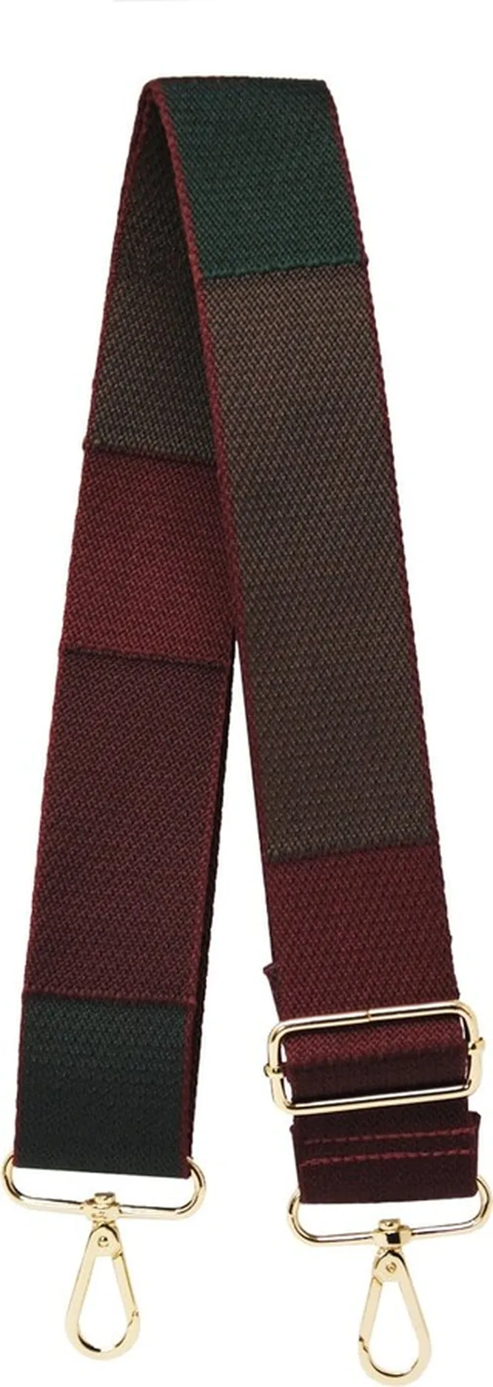 Johnny Loves Rosie - Luxe Dark Red Block Bag Strap