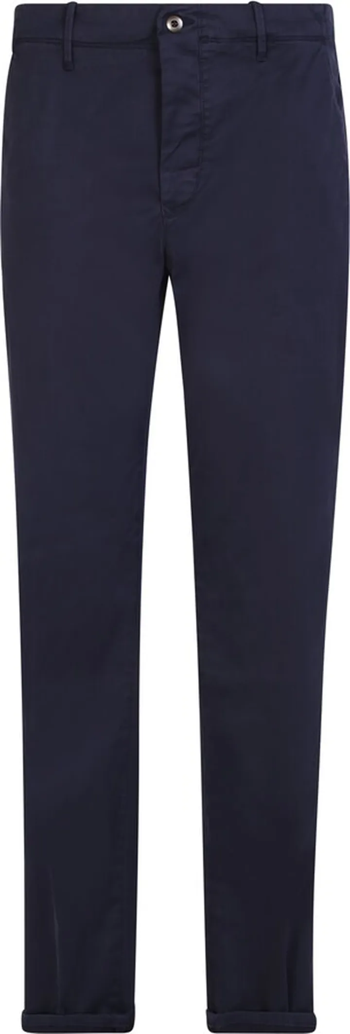 Blue Straight-leg Trousers