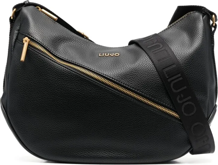 Faux-Leather Shoulder Bag