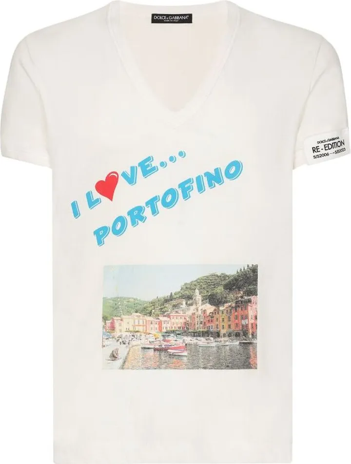Dolce & Gabbana Portofino Print T-Shirt