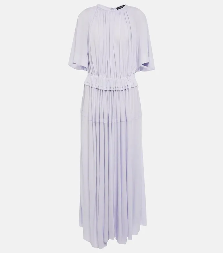 Crepe midi dress