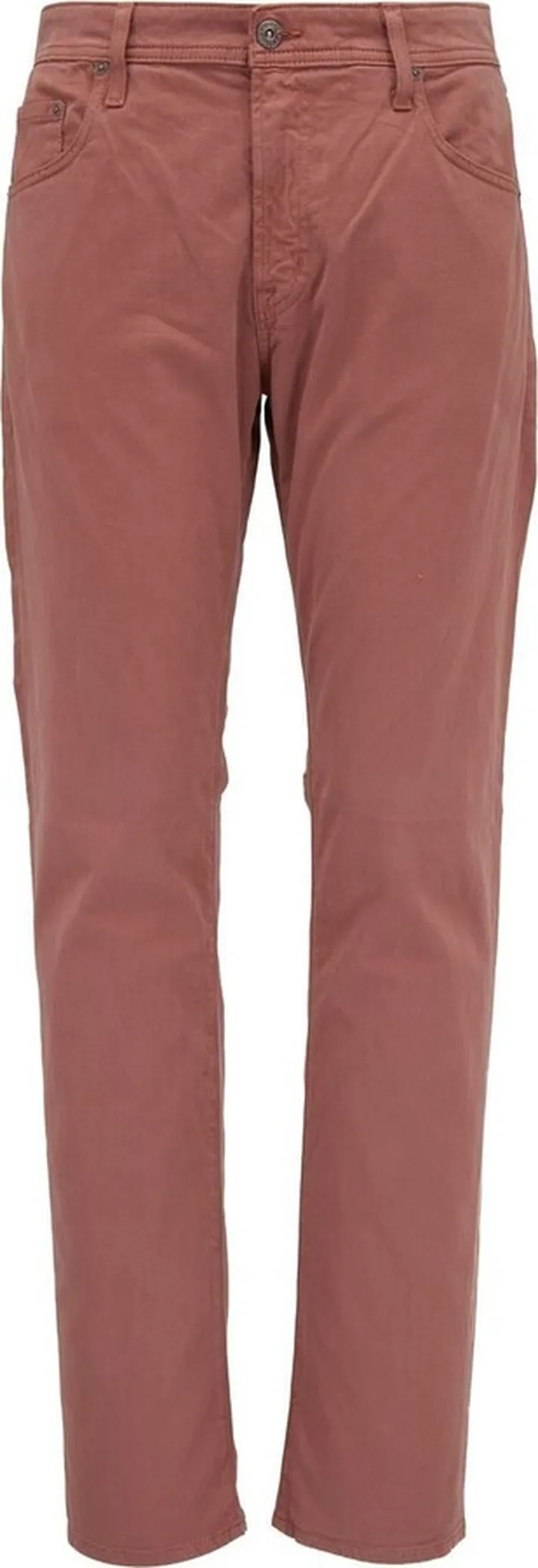 Tapered-Leg Mid-Rise Trousers