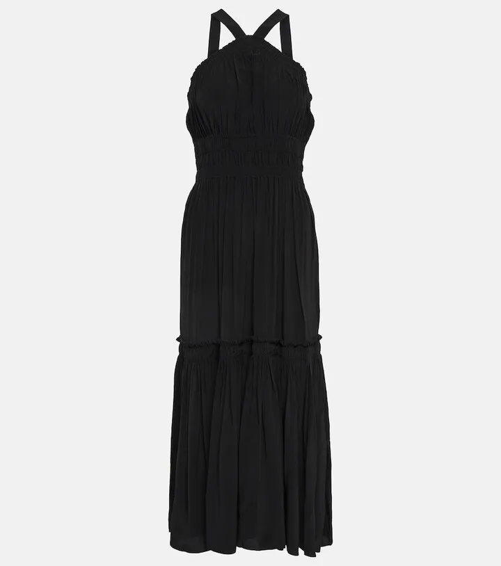 White Label rayon-blend midi dress