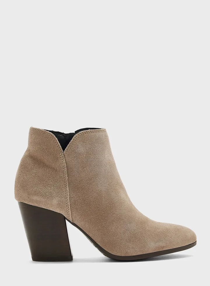 Blanka High Heel Ankle Boots