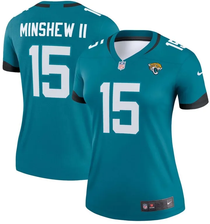 Women's Gardner Minshew Ii Teal Jacksonville Jaguars Legend Jersey