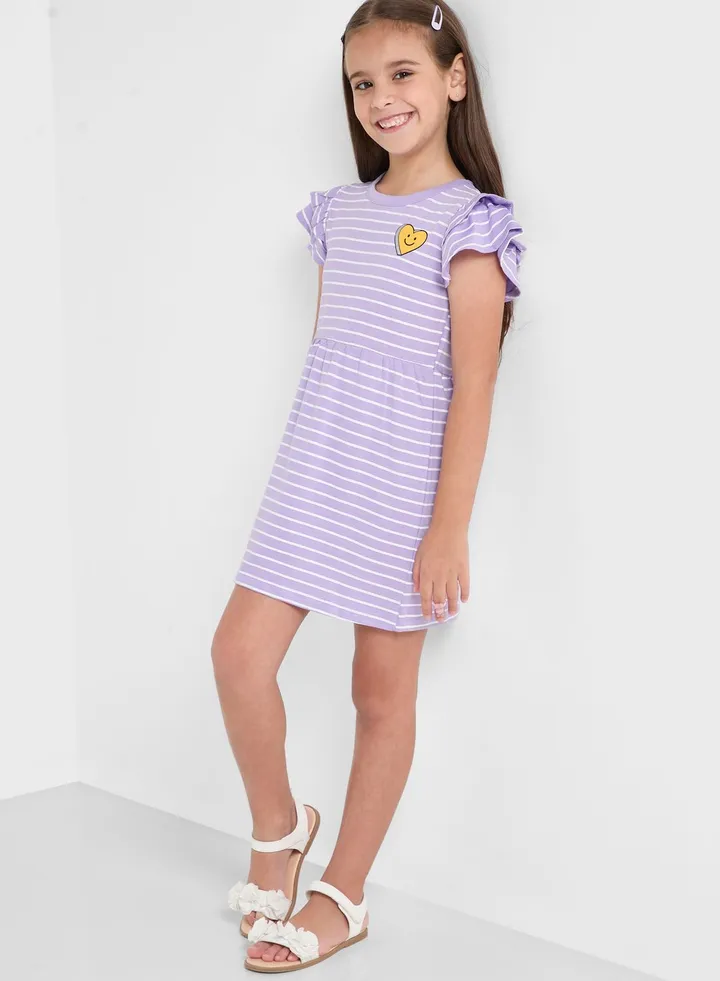 Striped Casual Knitted Dress