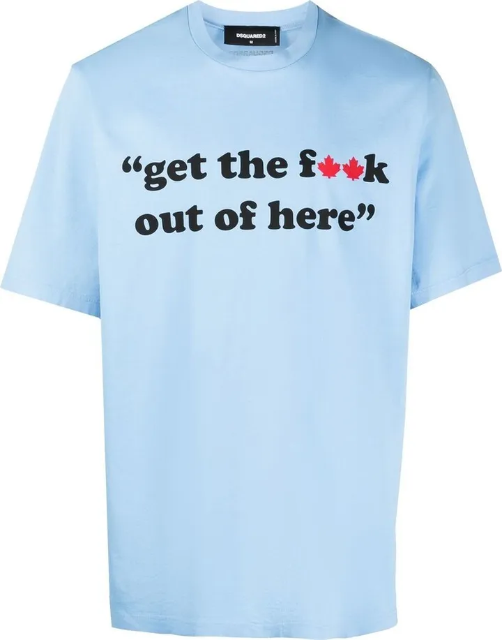 text-print T-shirt
