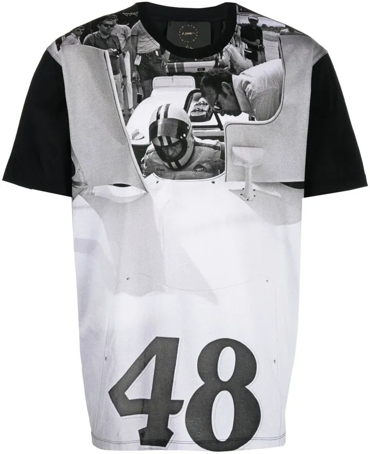 photograph-print T-shirt