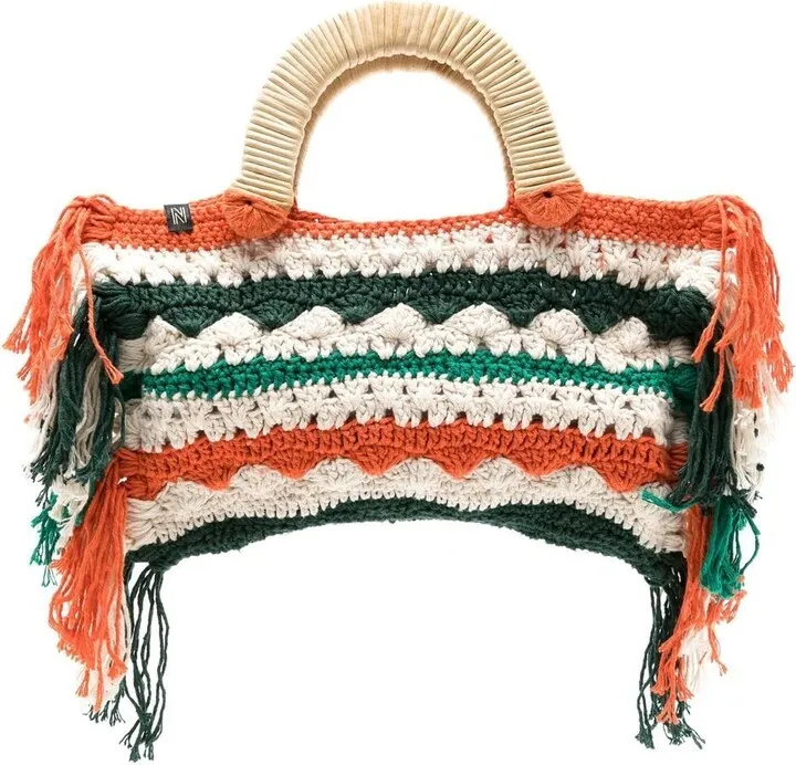 mini Vera crochet tote bag