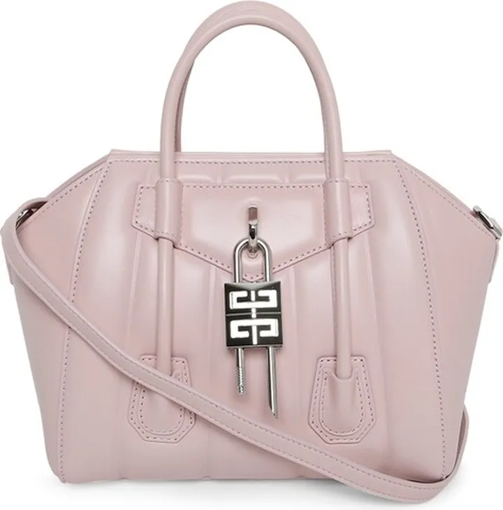 Mini Antigona Lock Bag Blush Pink