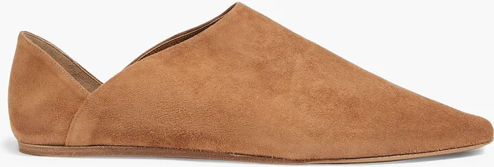 Suede slippers
