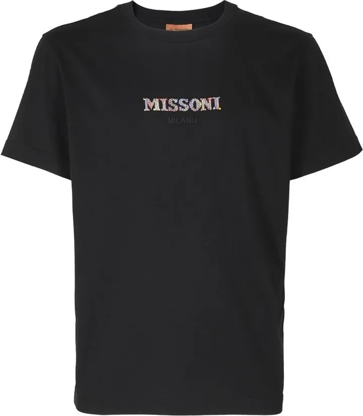 Missoni Logo-Embroidered Crewneck T-Shirt