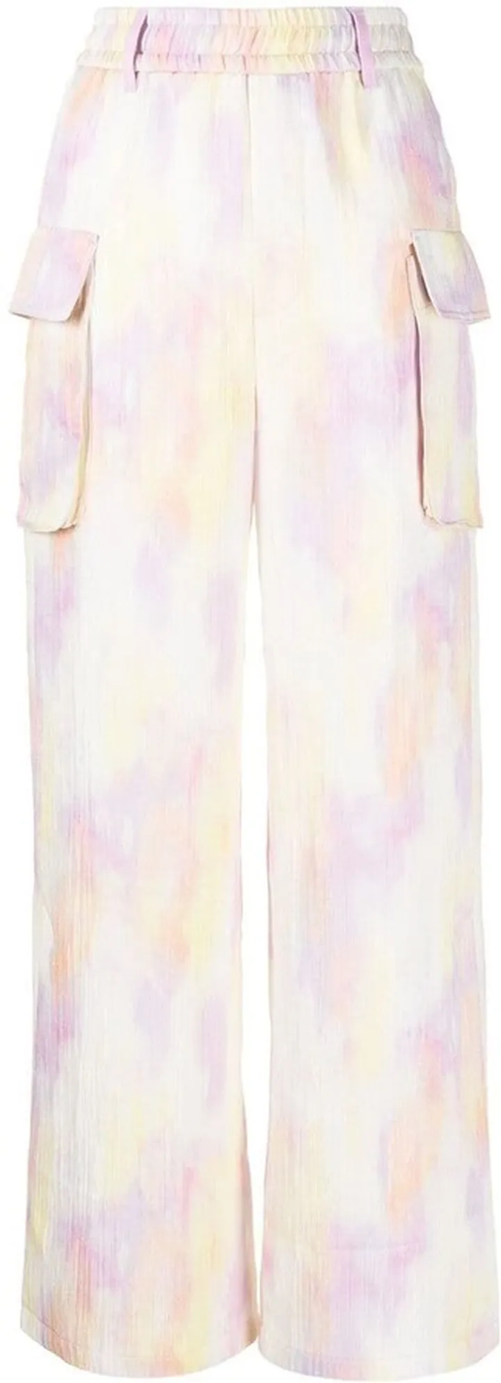 Cargo-Pocket Straight-Leg Trousers