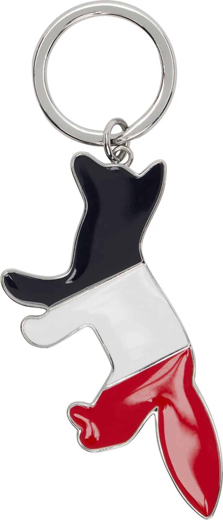 Maison Kitsuné Silver Fox Keychain