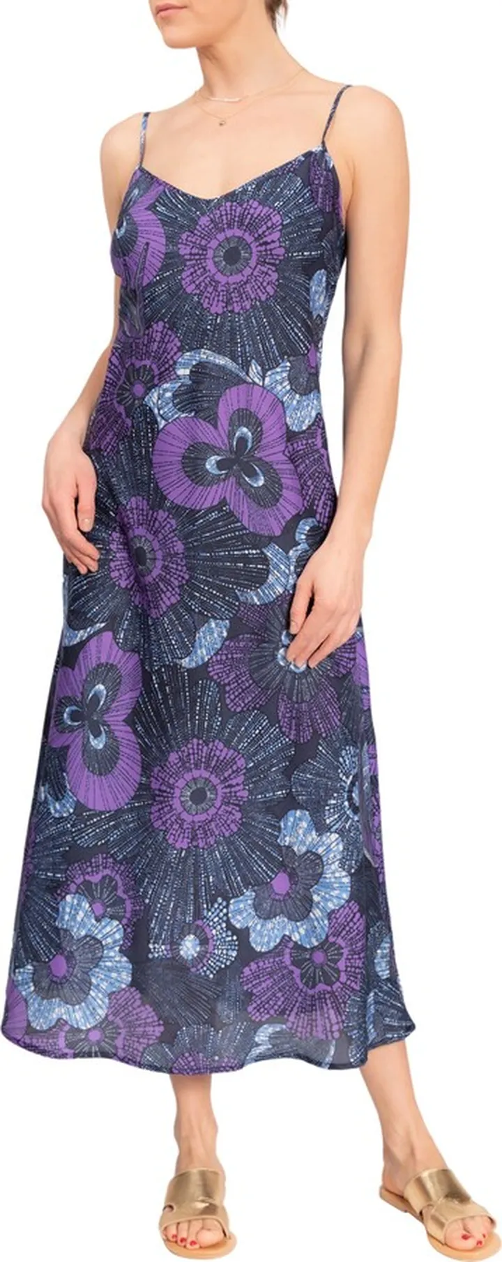Angelina Floral Cotton Slip Nightgown