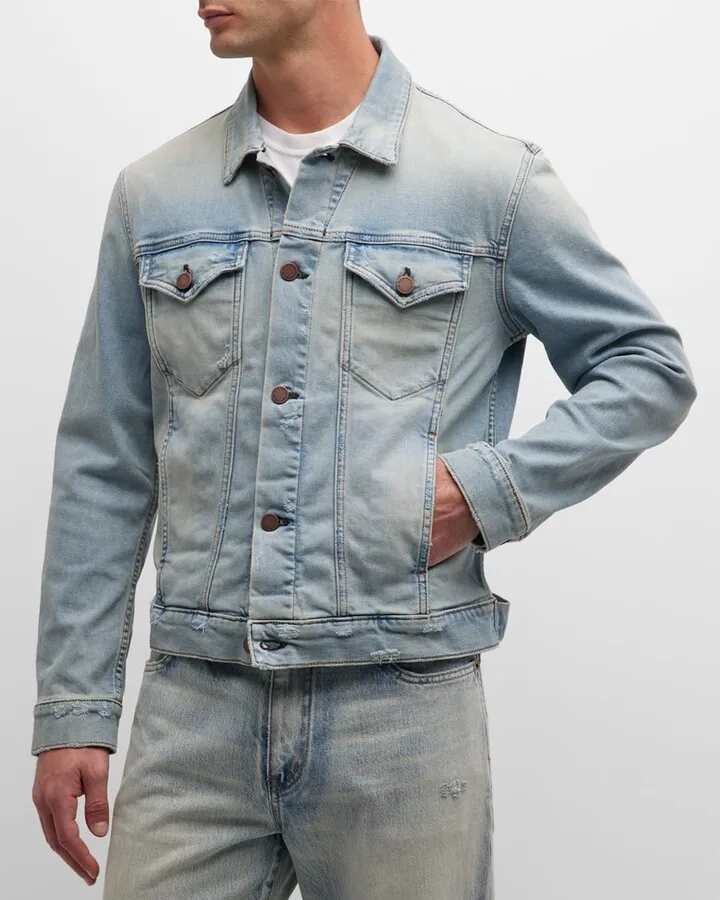 Men's Dean Faded Denim Jacket