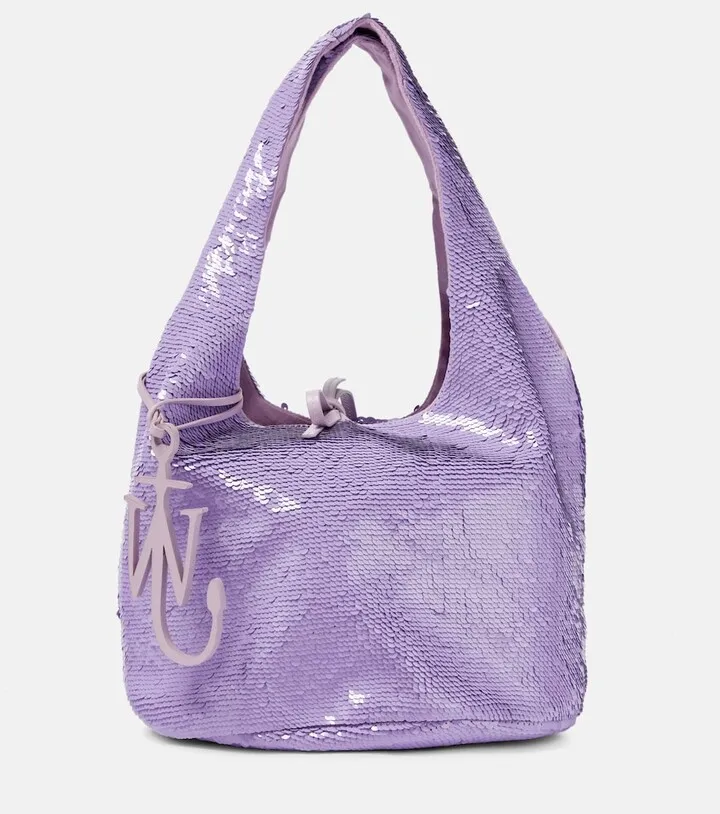 Reversible embellished tote bag