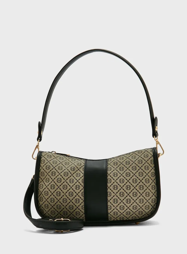Top Zip Shoulder Bag