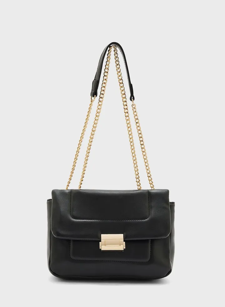 Flap Over Crossbody Bag