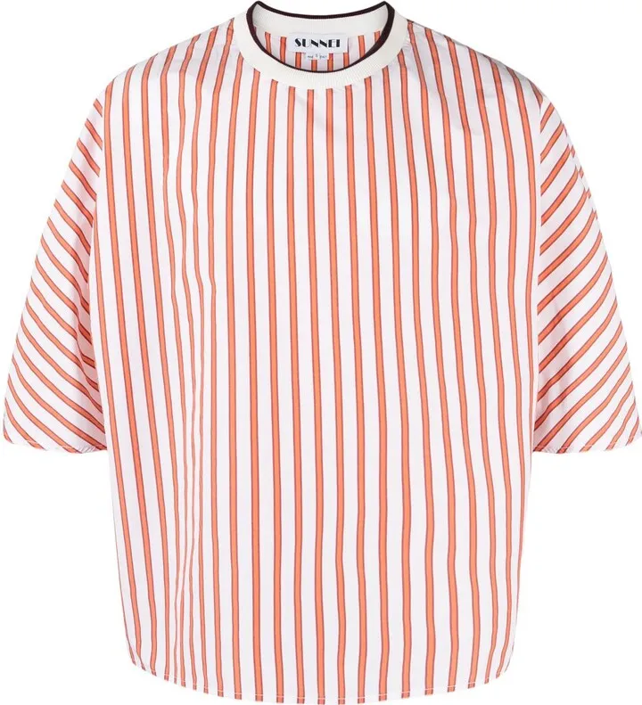 striped crew-neck T-shirt