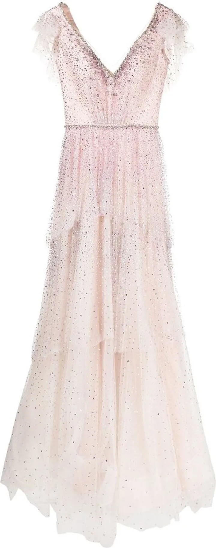 Sequin Embellished Tulle Gown