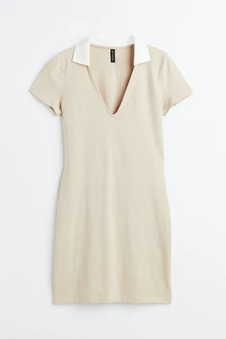 Collared Bodycon Dress