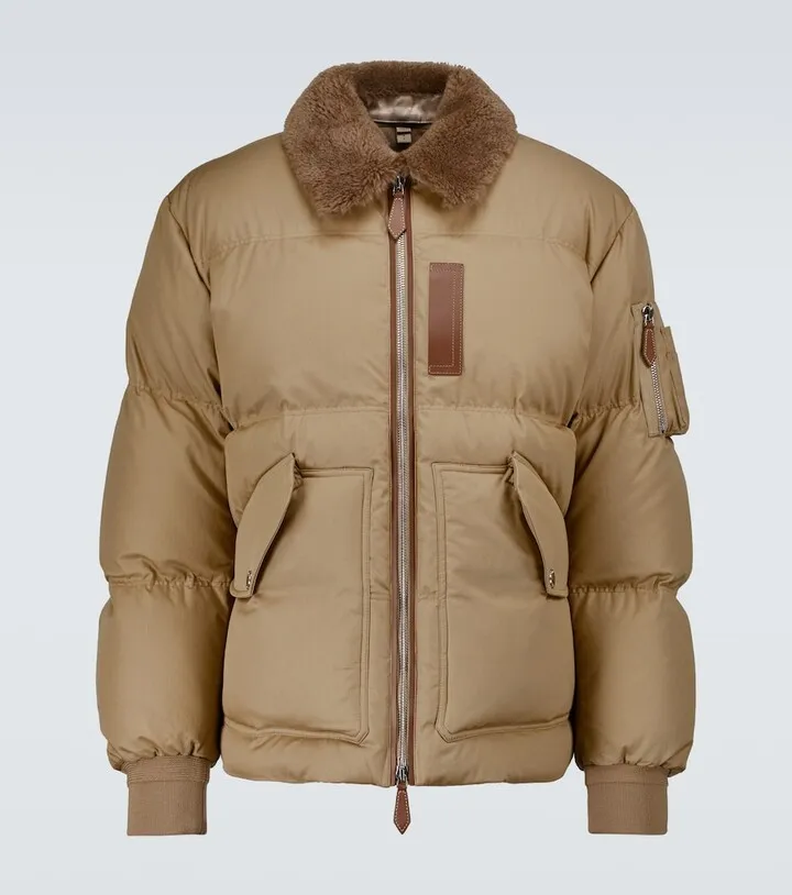 Stanley down-filled bomber jacket