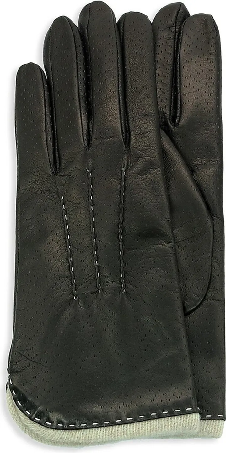 Perforated Leather Gloves