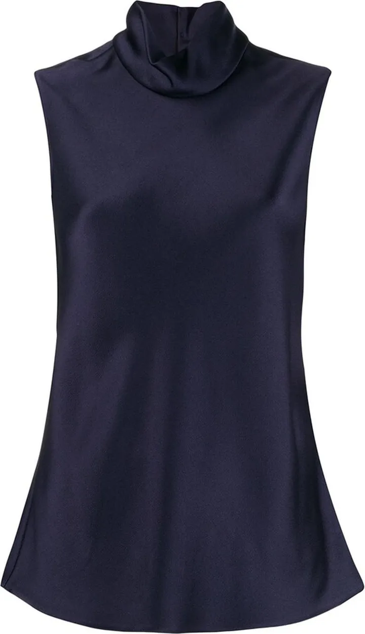 Sleeveless Turtleneck Top