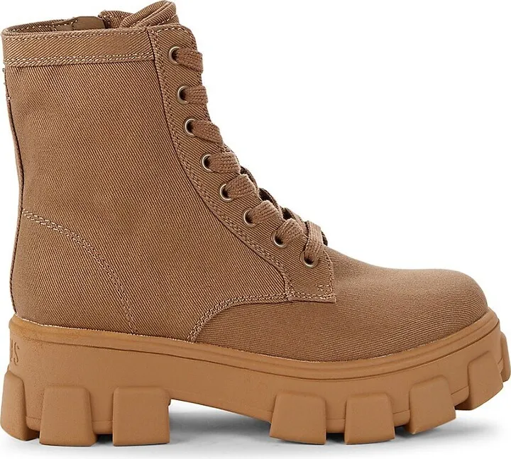 Dane Canvas Combat Boots