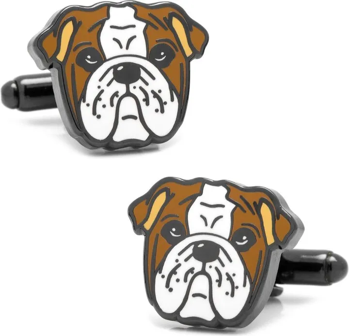 English Bulldog Cuff Links