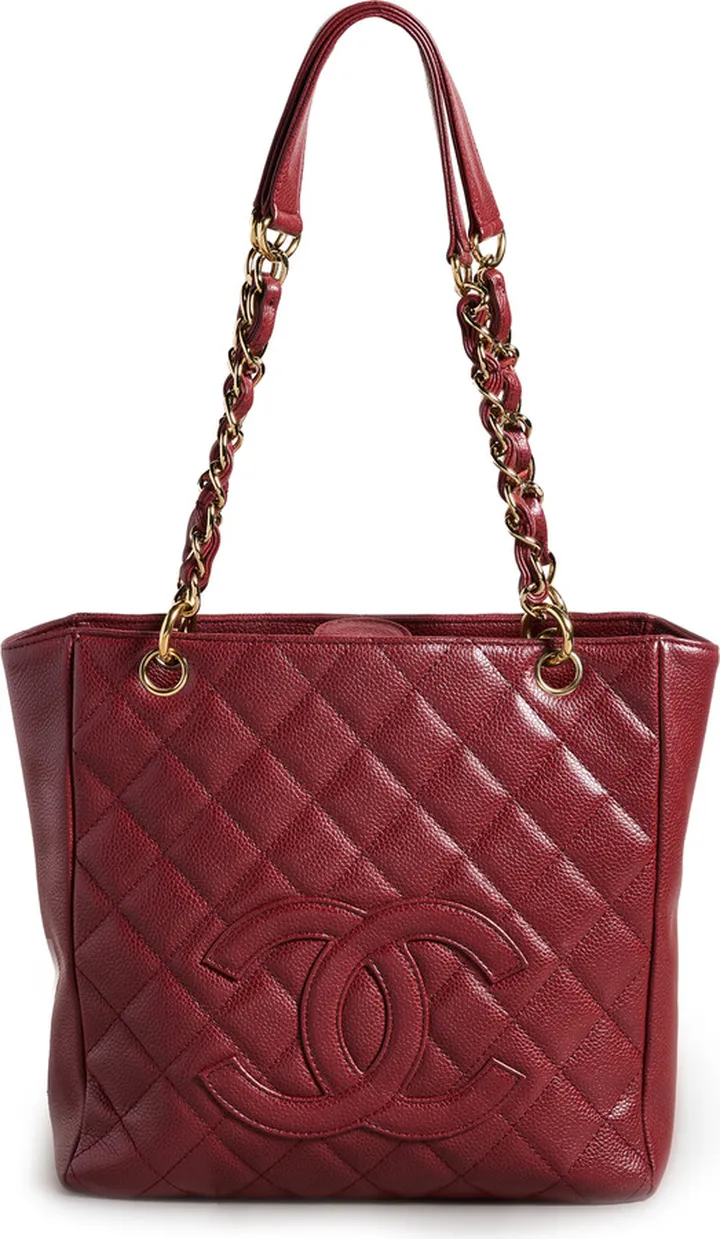 What Goes Around Comes Around Chanel Burgundy Caviar Bag