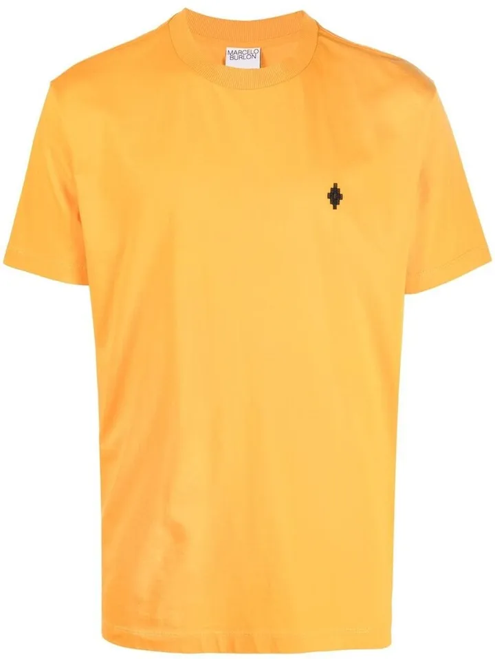 embroidered-logo T-shirt