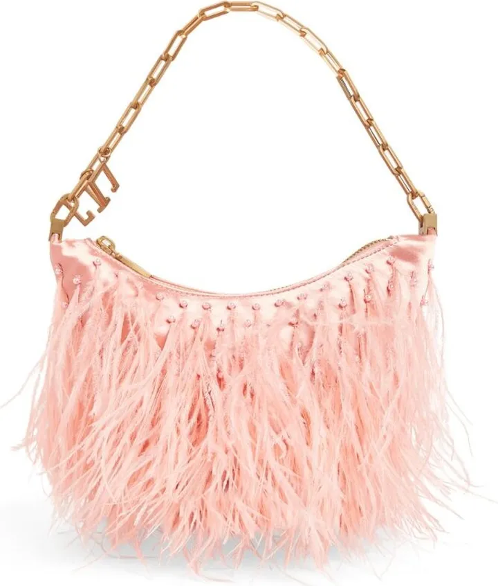 Cult Gaia Feather Gia Shoulder Bag