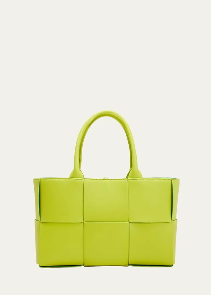Arco Small Bicolor Intrecciato Napa Tote Bag