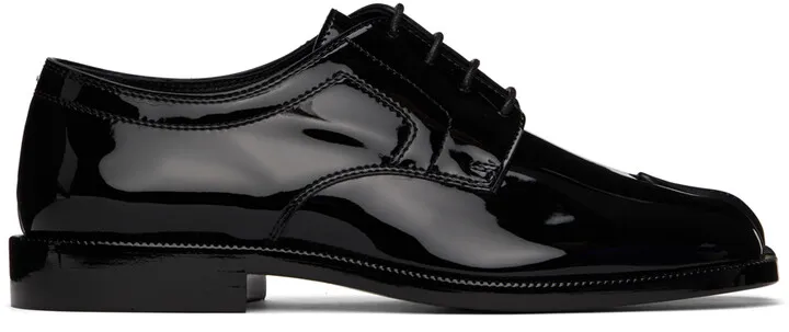 Maison Margiela Black Patent Tabi Derbys