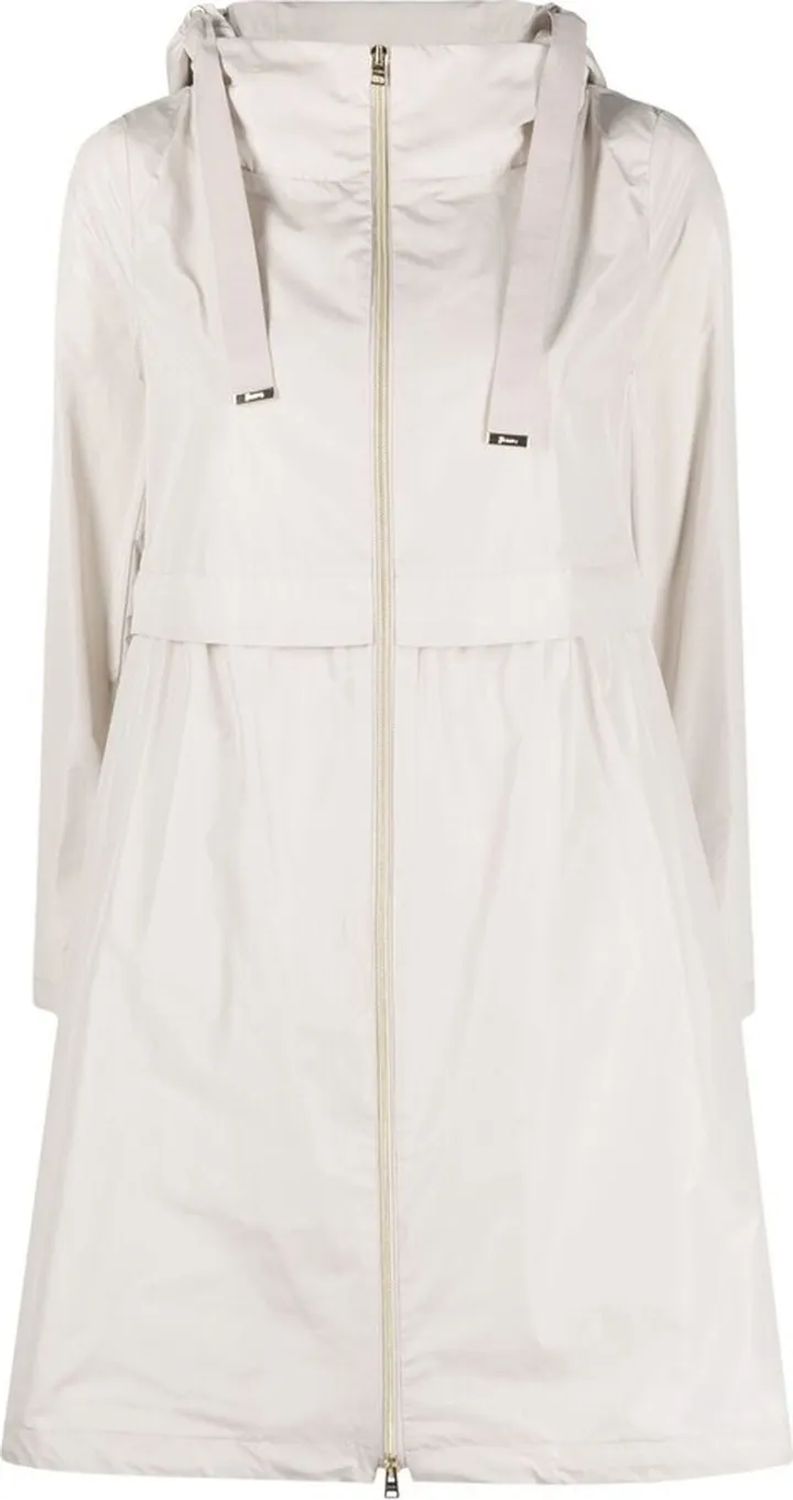 Zip-Fastening Hooded Jacket