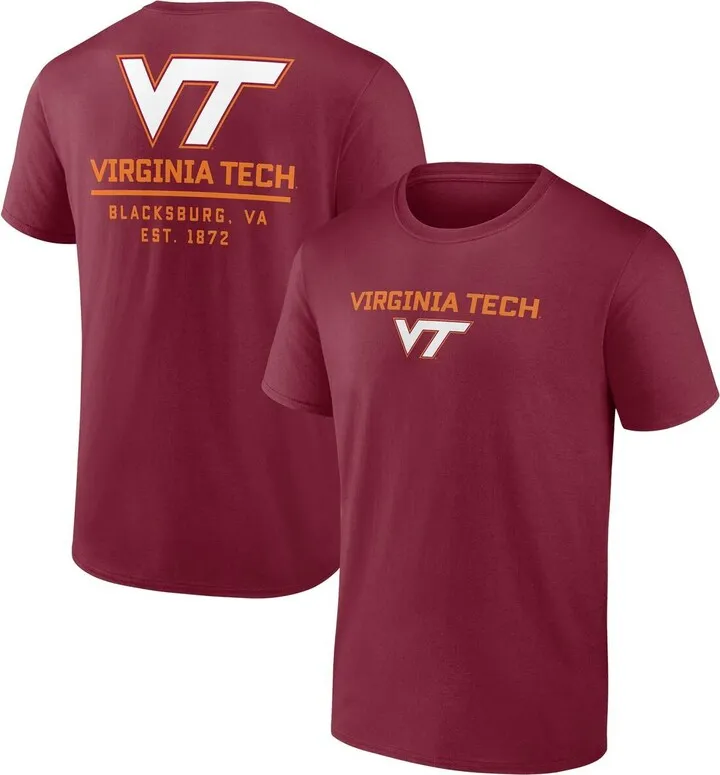 Men's Fanatics Branded Maroon Virginia Tech Hokies Game Day 2-Hit T-shirt