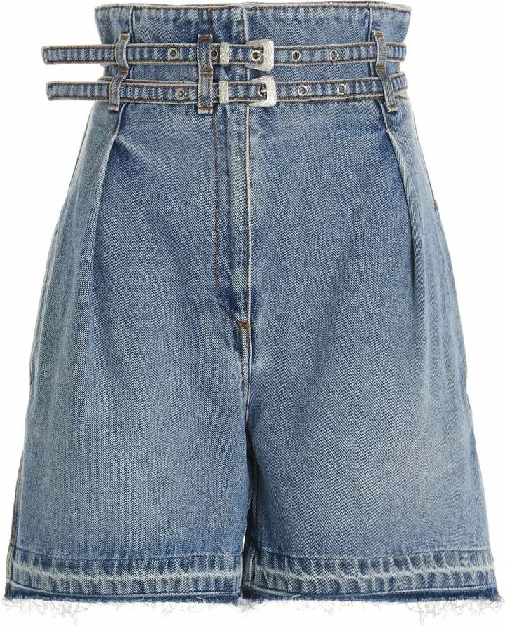 Logo Embroidery Bermuda Shorts
