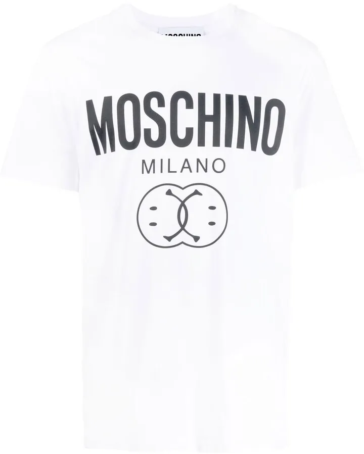 logo-print organic cotton T-shirt