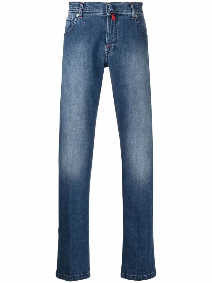 Low-Rise Slim-Fit Jeans